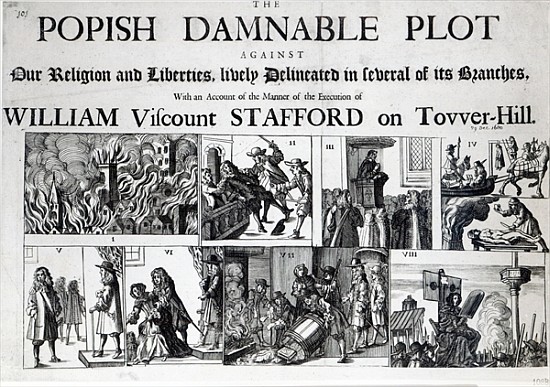 The Popish Damnable Plot Against Our Religion and Liberties from English School