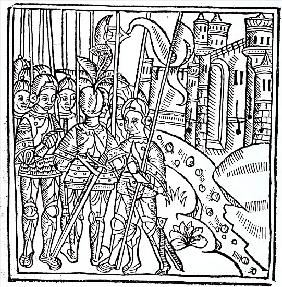 Crusaders, printed by Wynkyn de Worde (d.1534)
