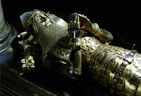 Effigy of Edward the Black Prince, 1376 (gilt bronze) (also see 122668)