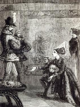 First Meeting of Edward IV and Lady Elizabeth Gray, illustration from ''Cassell''s Illustrated Histo