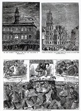 The Agitation in Ireland, illustrations from ''The Graphic'', December 6th 1879
