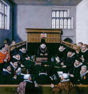 The Court of Wards (oil on canvas)