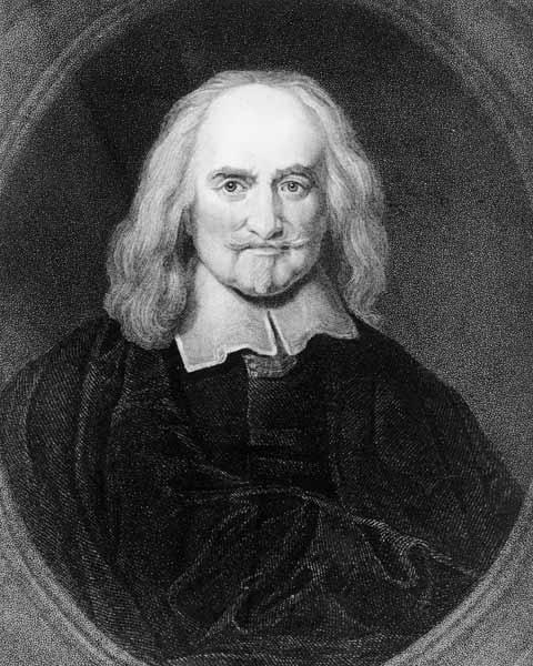 Thomas Hobbes (1588-1679) from ''Gallery of Portraits'', published in 1833