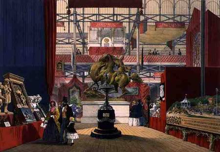 View of the Zollyverein Musical Instruments stand at the Great Exhibition of 1851, from Dickinson's from English School