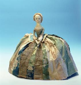Letitia Penn doll (wood & textile)