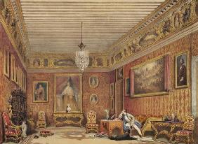 Byron's Room in Palazzo Mocenigo, Venice (w/c on paper)