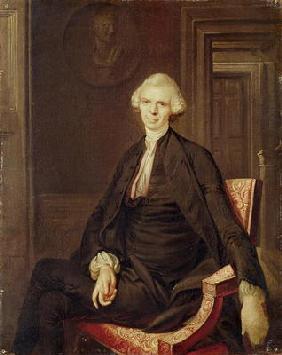 Portrait of Laurence Sterne (oil on canvas)