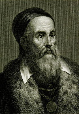 Titian (Tiziano Vicellio) (c.1488-1576) (engraving) from English School, (19th century)