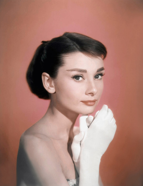 Portrait of the American Actress Audrey  Hepburn as Sabrina from English Photographer, (20th century)