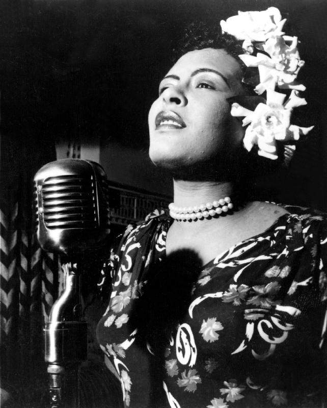 Jazz and blues Singer Billie Holiday from English Photographer, (20th century)
