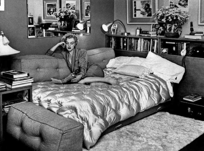 Marilyn Monroe at home in Hollywood from English Photographer, (20th century)