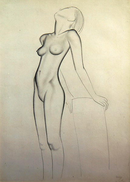 Nude, 1927 (pencil on paper)  from Eric Gill