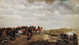 Napoleon III (1808-73) at the Battle of Solferino in 1859