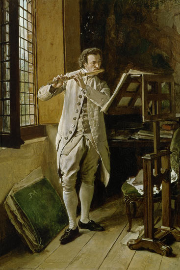 The Flute Player from Ernest Meissonier