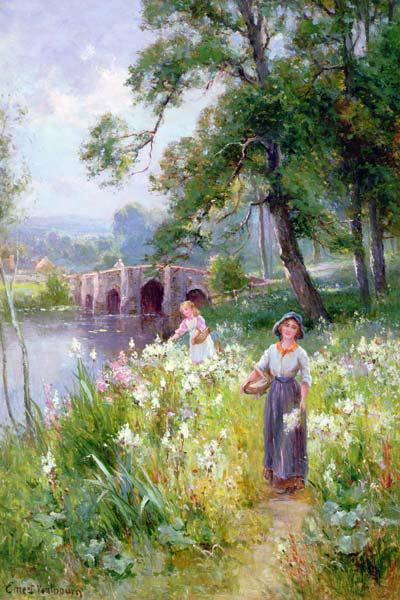Picking Flowers by the River
