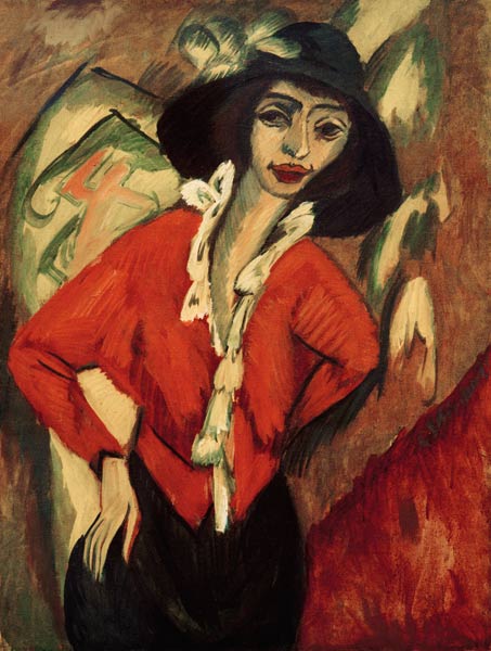 Women's head, Gerda from Ernst Ludwig Kirchner