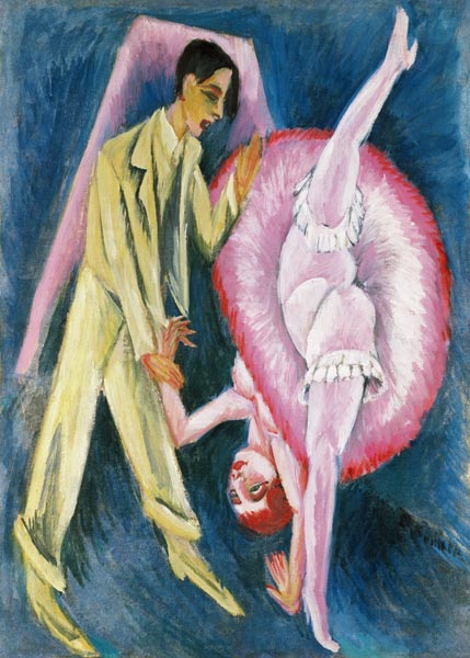 Dance couple from Ernst Ludwig Kirchner
