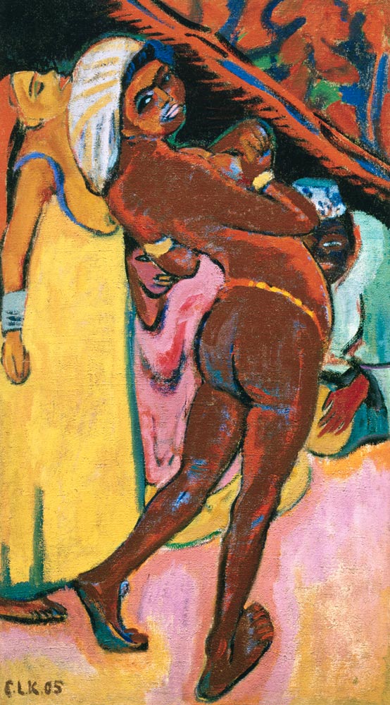 Negro dancer from Ernst Ludwig Kirchner