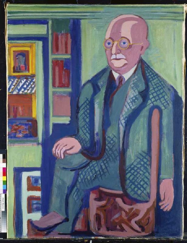 Portrait drachma Carl Hagemann from Ernst Ludwig Kirchner