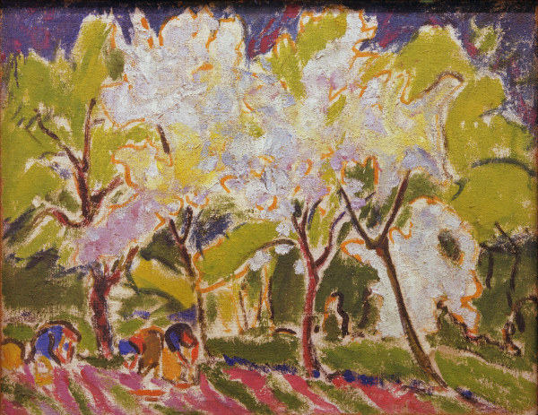 Spring landscape from Ernst Ludwig Kirchner