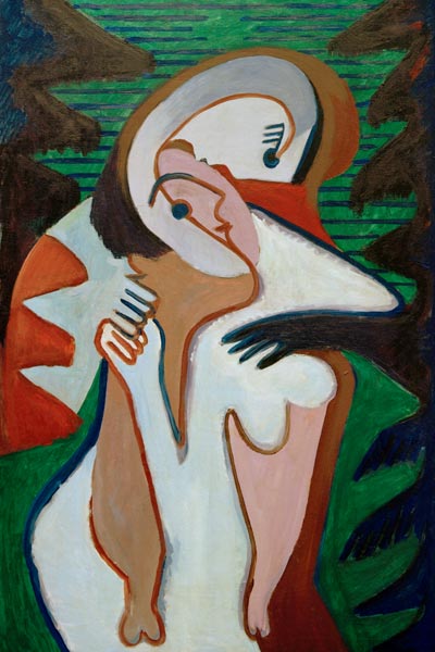 Love Couple-The Kiss from Ernst Ludwig Kirchner