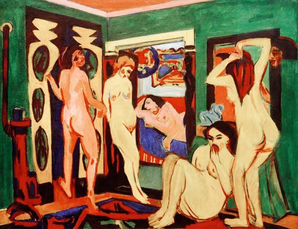 Bathers in the room