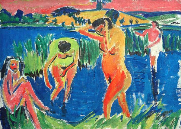 Four Bathers from Ernst Ludwig Kirchner