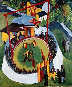The travelling circus. from Ernst Ludwig Kirchner