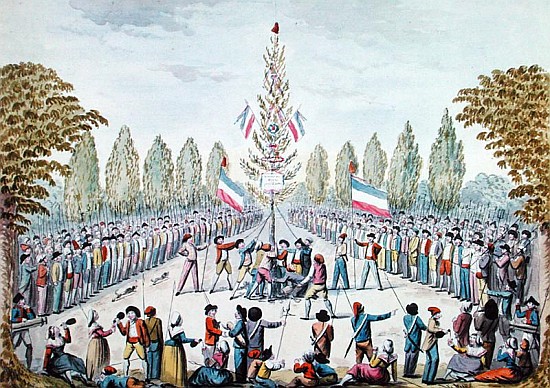 The Plantation of a Liberty Tree during the Revolution, c.1792 from Etienne Bericourt