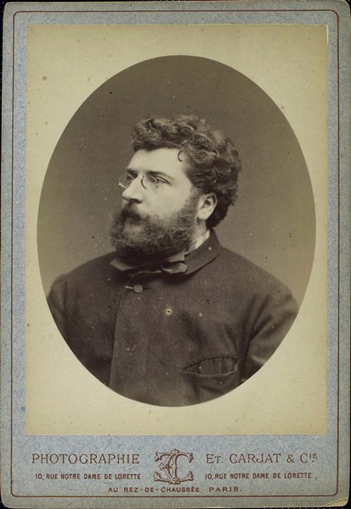 Portrait of the composer Georges Bizet (1838-1875) from Etienne Carjat