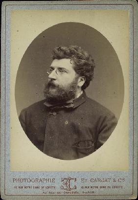 Portrait of the composer Georges Bizet (1838-1875)