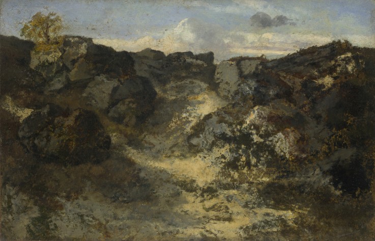 Rocky Landscape from Etienne-Pierre Théodore Rousseau