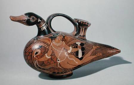 Askos in the form of a duck from Etruscan