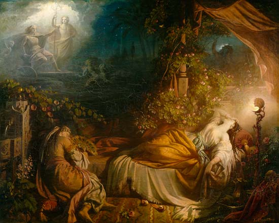 The dream of the Rezia from Eugen Napoleon Neureuther
