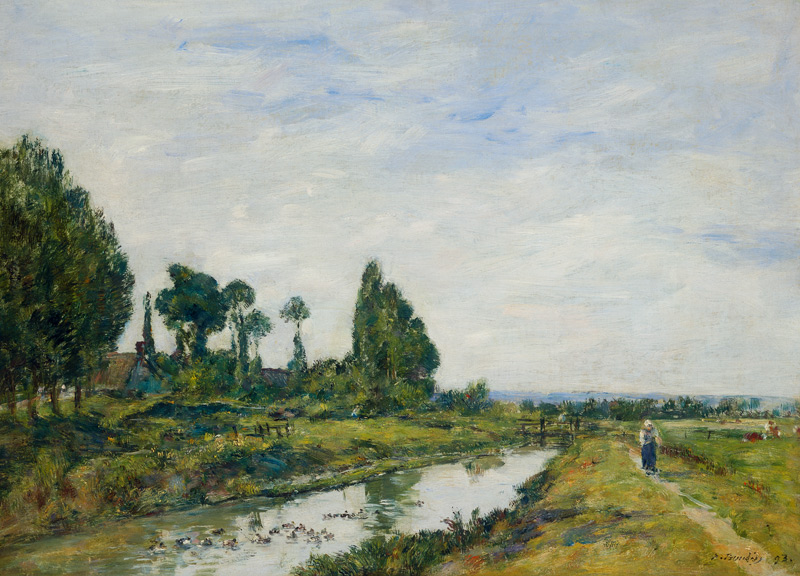 Petit Canal from Eugène Boudin