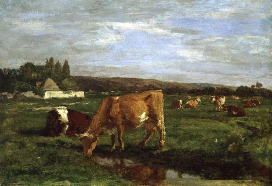 The Valley of the Touques from Eugène Boudin