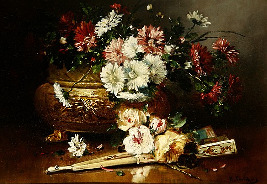 Still Life with a Fan from Eugene Henri Cauchois
