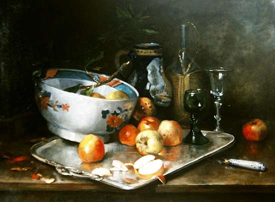 Still Life with Apples from Eugene Henri Cauchois