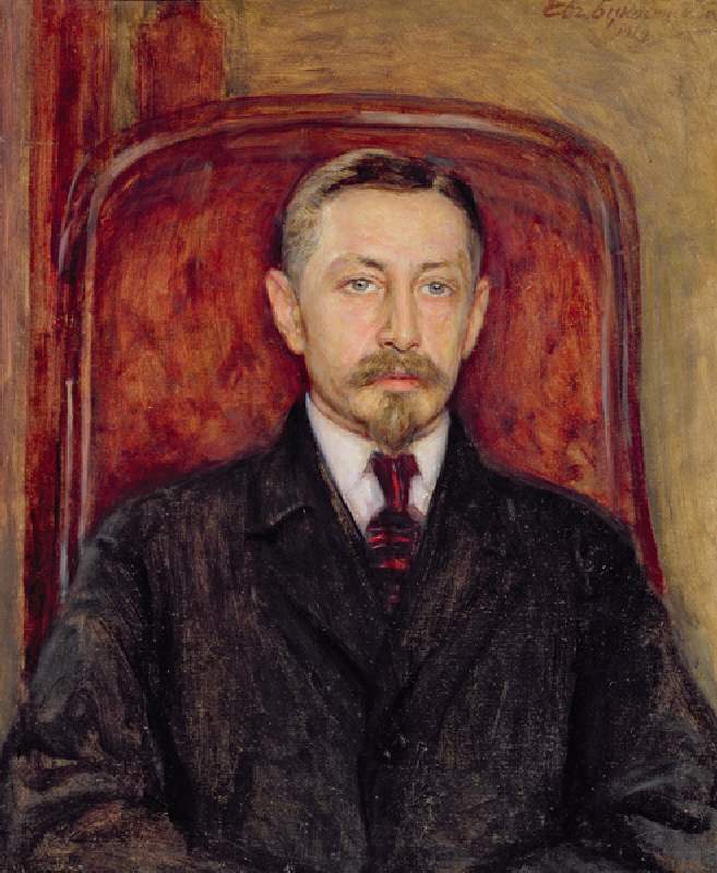 Portrait of Ivan A. Bunin (1870-1953), 1919 (oil on canvas) from Evgeniy Iosipovich Bukovetsky