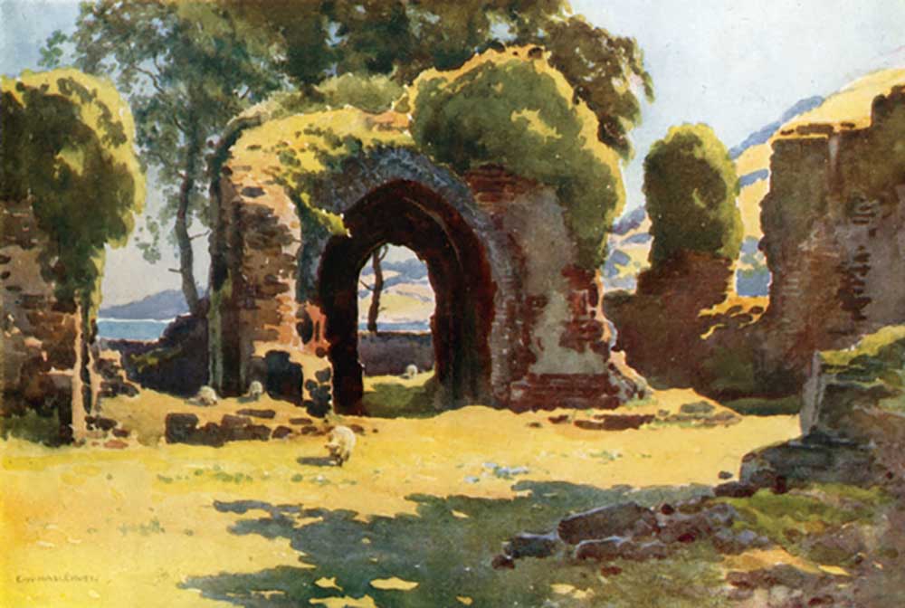 The Ruins of Lindores Abbey from E.W. Haslehust
