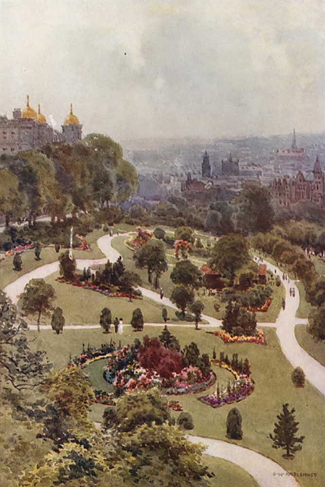 The Valley Gardens, Harrogate from E.W. Haslehust