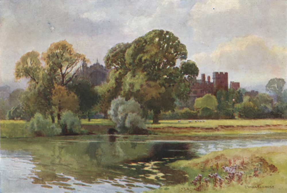 Eton College from Windsor from E.W. Haslehust