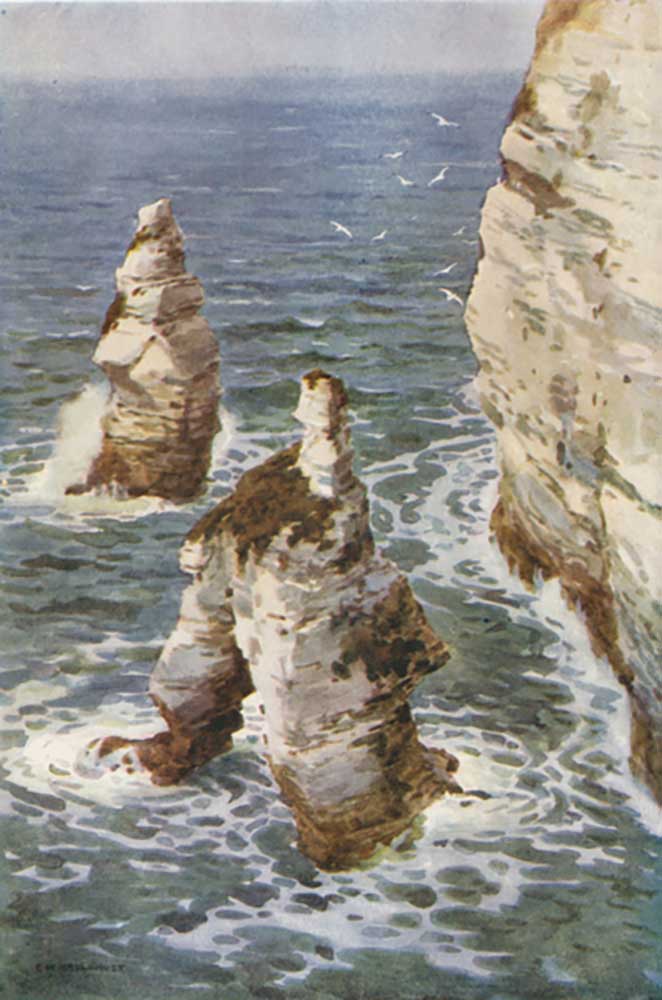 Flamborough: King and Queen Rocks from E.W. Haslehust