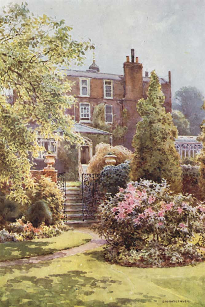 Gadshill Place from the Gardens from E.W. Haslehust