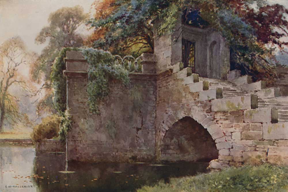 Queen Marys Bower, Chatsworth from E.W. Haslehust