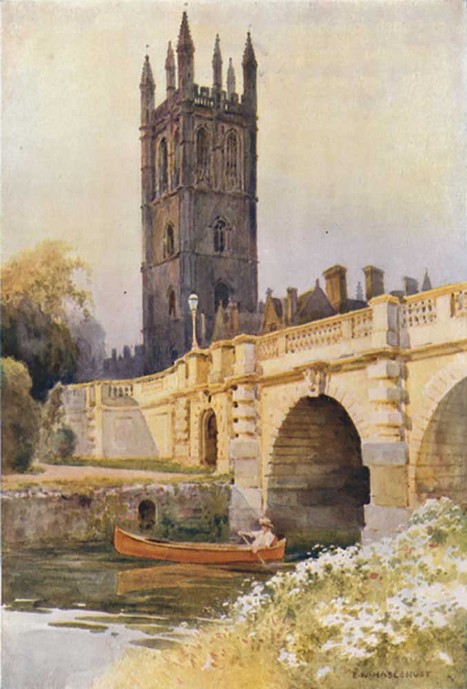 Magdalen Bridge and Tower from E.W. Haslehust