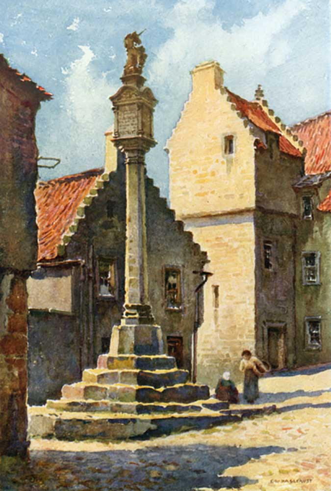 Market Cross, Culross from E.W. Haslehust