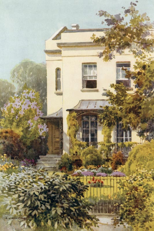 Nathaniel Hawthornes House, Leamington from E.W. Haslehust
