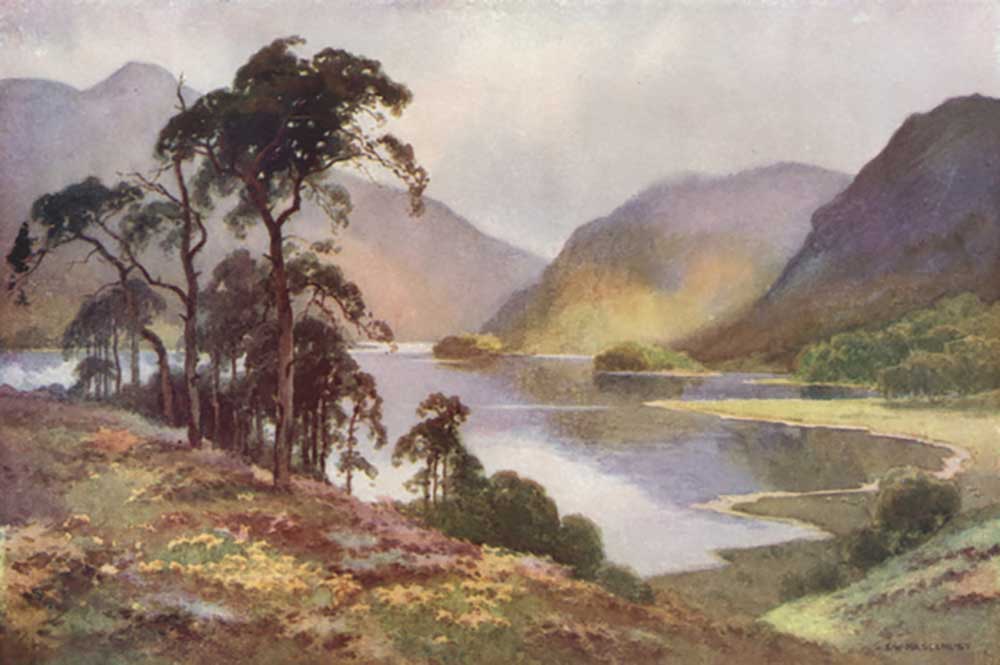 Thirlmere and Helvellyn from E.W. Haslehust