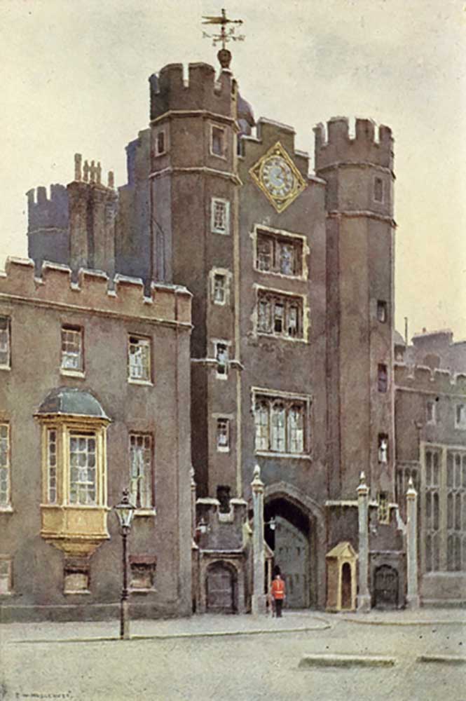 Gatehouse, St Jamess Palace from E.W. Haslehust